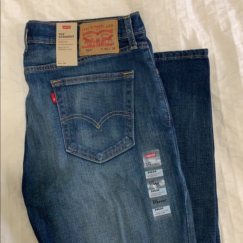 Men’s Levi 514 Straight Leg NWT 34x34